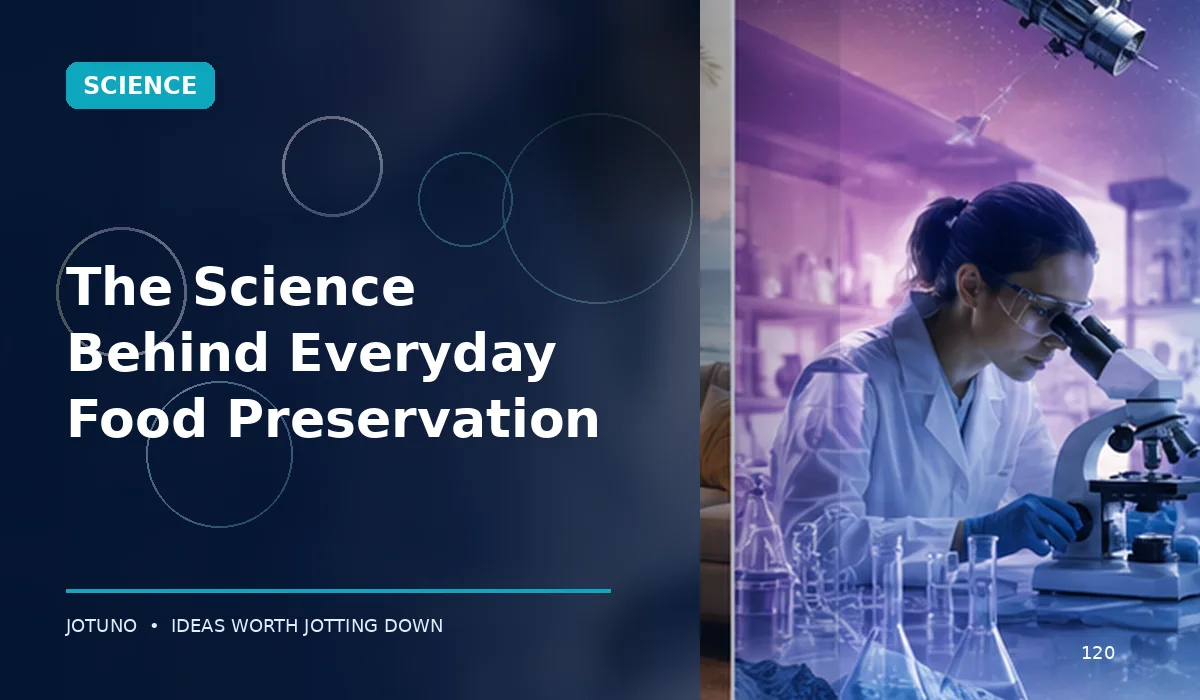 The Science Behind Everyday Food Preservation